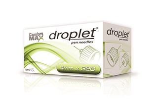 AGO PER PENNA DA INSULINA DROPLET COMFORT MAX 32 GAUGE 4 MM 100 PEZZI - Magnumfarma.it