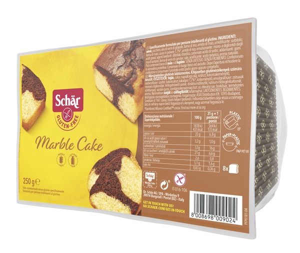 SCHAR MARBLE CAKE SENZA LATTOSIO 250 G - Magnumfarma.it
