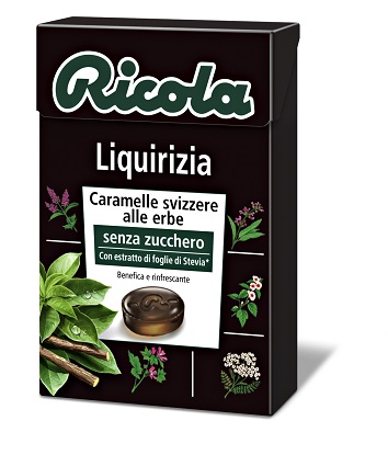 RICOLA LIQUIRIZIA SENZA ZUCCHERO 50 G - Magnumfarma.it