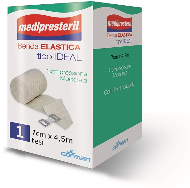 BENDA ELASTICA MEDIPRESTERIL IDEAL CM7X45MT - Magnumfarma.it