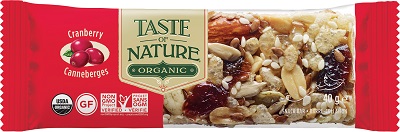 TASTE OF NATURE BARRETTA AI CRANBERRIES BIO VEGAN 40 G - Magnumfarma.it