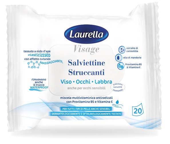 LAURELLA VISAGE SALVIETTINA STRUCCANTE 20 PEZZI - Magnumfarma.it