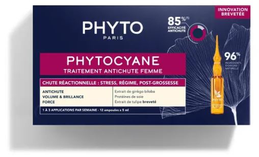 PHYTO PARIS PHYTOCYANE TRATTAMENTO ANTICADUTA CAPELLI DONNA 12 FIALE 7,5 ML - Magnumfarma.it