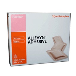 MEDICAZIONE ALLEVYN ADHESIVE 10 CM X 10 CM 10 PEZZI - Magnumfarma.it