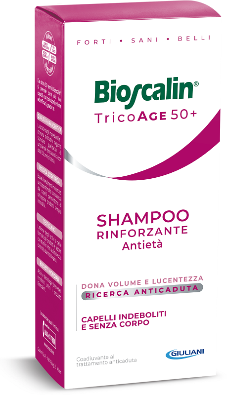 BIOSCALIN TRICOAGE SHAMPOO RINFORZANTE ANTIETA' 200 ML - Magnumfarma.it
