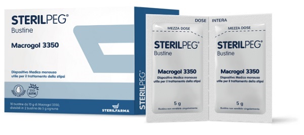 STERILPEG MACROGOL 3350 10 BUSTINE BIPARTITE 10 G - Magnumfarma.it