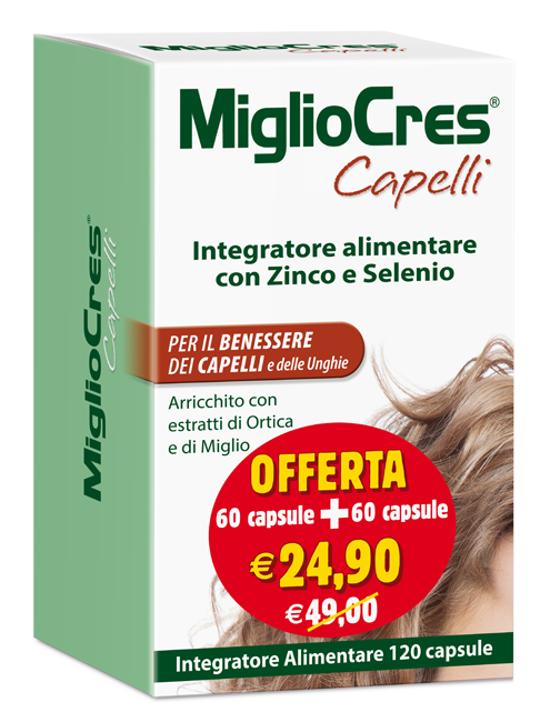 MIGLIOCRES 60+60 CAPSULE 60 G PROMOZIONE - Magnumfarma.it