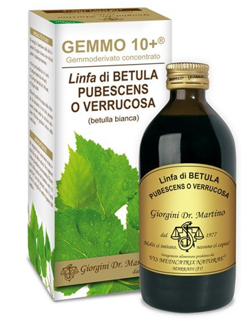 GEMMO 10+ BETULLA B LINFA 200 ML LIQUIDO ANALCOLICO - Magnumfarma.it
