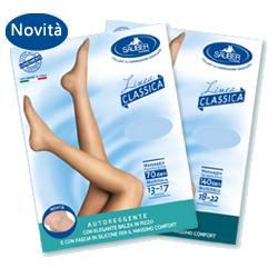 SAUBER CALZA AUTOREGGENTE 140 DENARI MAGLIA MICRORETE NEUTRO BEIGE 3 LINEA CLASSICA - Magnumfarma.it