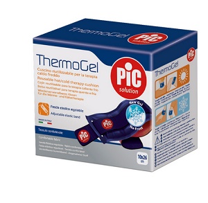 THERMOGEL CUSCINO TERAPIA CALDO FREDDO 10X26 CM CON FASCIA ELASTICA - Magnumfarma.it