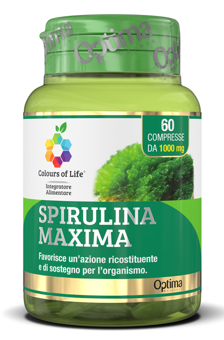 COLOURS OF LIFE SPIRULINA MAXIMA 60 COMPRESSE 1000 MG - Magnumfarma.it