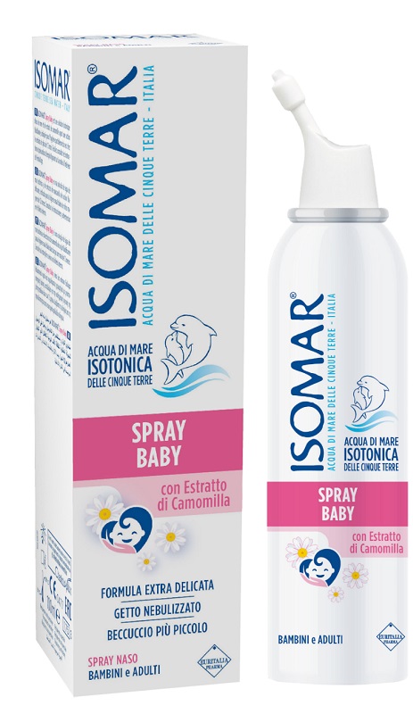ISOMAR SPRAY BABY CON CAMOMILLA 100 ML - Magnumfarma.it