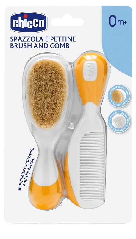 CHICCO SPAZZOLA + PETTINE ARANCIONE - Magnumfarma.it