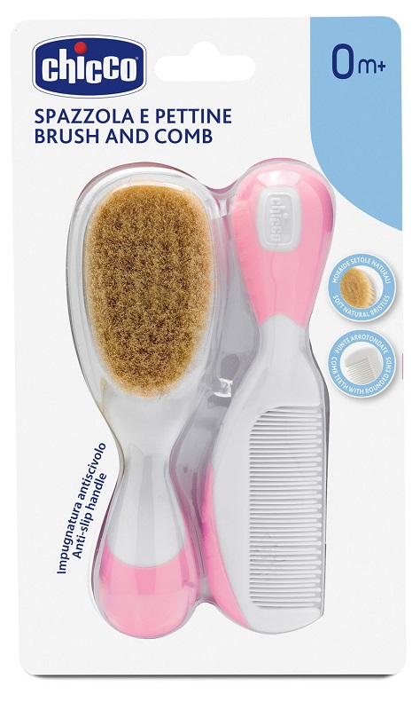 CHICCO SPAZZOLA + PETTINE ROSA - Magnumfarma.it