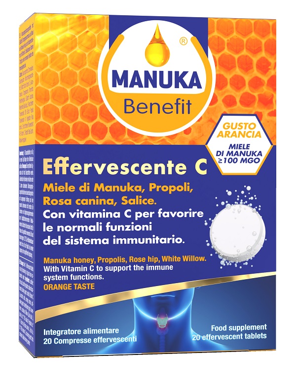 MANUKA BENEFIT EFFERVESCENTE C 20 COMPRESSE - Magnumfarma.it