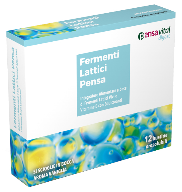 FERMENTI LATTICI VIVI E VITAMINE B 12 VANIGLIA BUSTINE OROSOLUBILI - Magnumfarma.it