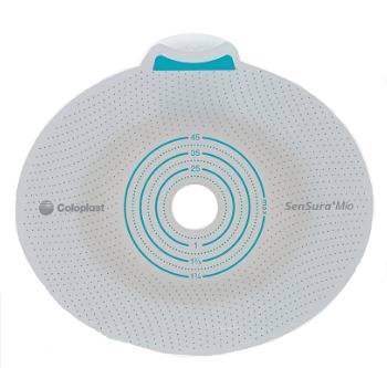 PLACCA PER UROSTOMIA COLOSTOMIA ILEOSTOMIA SENSURA MIO CLICK SISTEMA A DUE PEZZI FLANGIA 70 MM FORO RITAGLIABILE 10-65 MM 5 PEZZI - Magnumfarma.it
