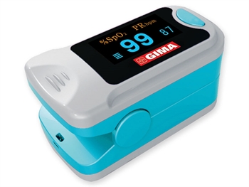 PULSOSSIMETRO DA DITO PULSOXIMETRO OXY-3 CON DISPLAY PER MISURAZIONE DIOSSIGENO NEL SANGUE E BATTITO CARDIACO CON CORDINO E BATTERIE - Magnumfarma.it
