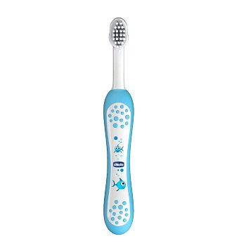 CHICCO SPAZZOLINO PRIMI DENTI DA LATTE AZZURRO 6-36 MESI - Magnumfarma.it