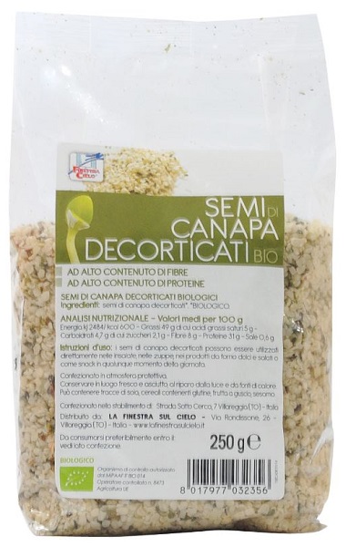 FSC SEMI DI CANAPA DECORTICATI BIO AD ALTO CONTENUTO DI FIBRA 250 G - Magnumfarma.it