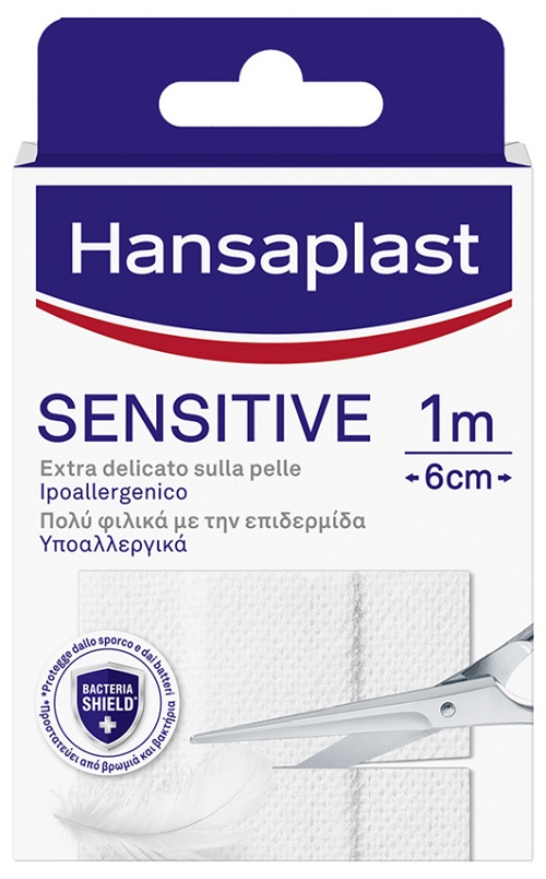 HANSAPLAST STRISCIA SENSITIVE PRETAGLIATA 1X6CM 10 PEZZI - Magnumfarma.it
