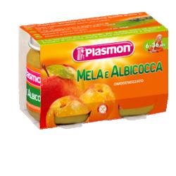 PLASMON OMOGENEIZZATO MELA ALBICOCCA 2 X 104 G - Magnumfarma.it