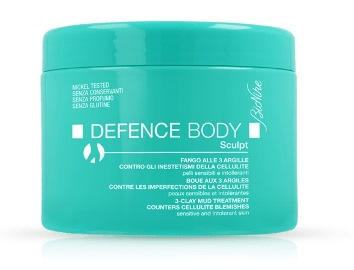 DEFENCE BODY ANTICELLULITE FANGO ALLE 3 ARGILLE VASO 500 G - Magnumfarma.it
