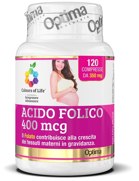 COLOURS OF LIFE ACIDO FOLICO 400 MCG 120 COMPRESSE 350 MG - Magnumfarma.it