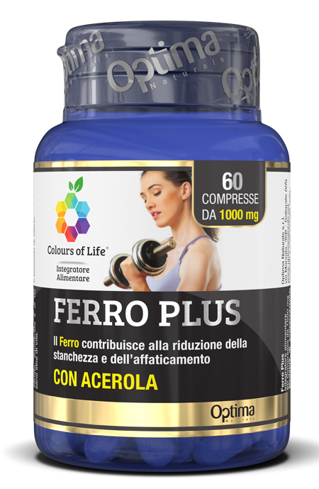 COLOURS OF LIFE FERRO PLUS 60 COMPRESSE 1000 MG - Magnumfarma.it