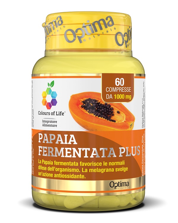 COLOURS OF LIFE FERMENTA PAPAIA PLUS 60 COMPRESSE 1000 MG - Magnumfarma.it