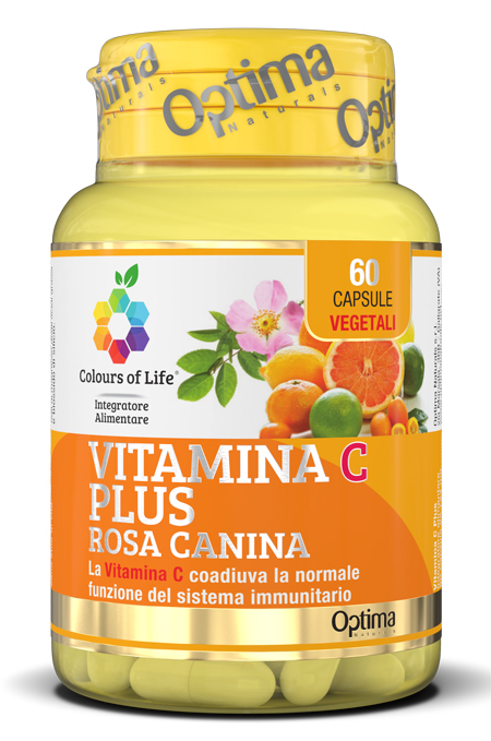 COLOURS OF LIFE VITAMINA C PLUS ROSA CANINA 60 CAPSULE VEGETALI 724 MG - Magnumfarma.it