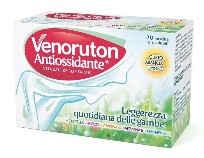 VENORUTON ANTIOSSIDANTE 20 BUSTINE OROSOLUBILI MONODOSE - Magnumfarma.it