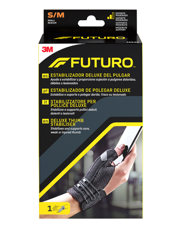 STABILIZZATORE PER POLLICE FUTURO NERO SMALL/MEDIUM 1 PEZZO - Magnumfarma.it