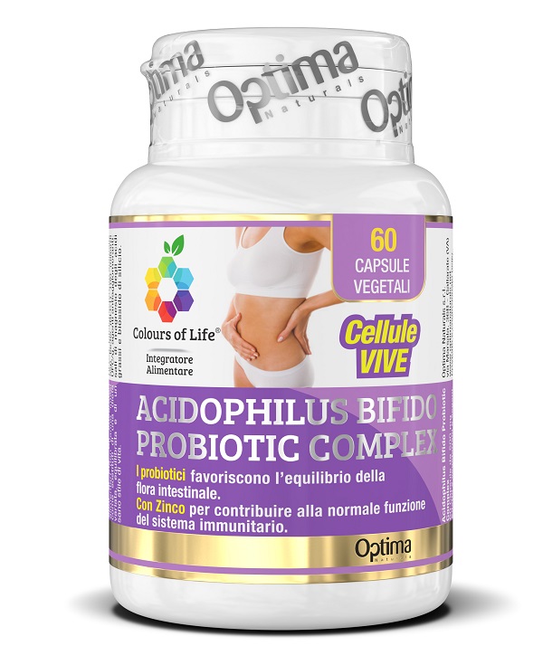 COLOURS OF LIFE ACIDOPHILUS BIFIDO COMPLEX 60 CAPSULE VEGETALI 500 MG - Magnumfarma.it
