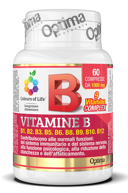 COLOURS OF LIFE VITAMINE B COMPLEX 60 COMPRESSE 1000 MG - Magnumfarma.it
