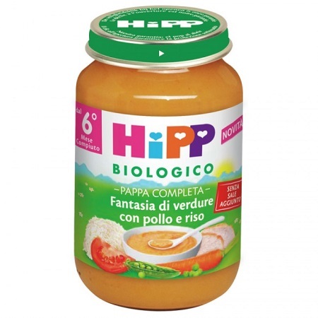 HIPP BIO PAPPA PRONTA FANTAS VERD POLLO RISO 190 G - Magnumfarma.it