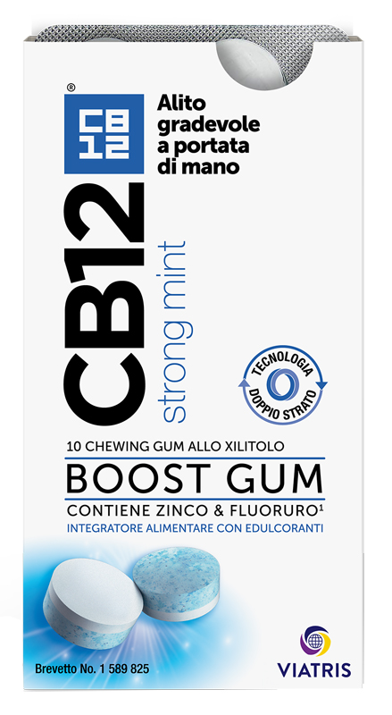 CB12 BOOST 10 CHEWING-GUM ZINCO E FLUORURO NEW FORMULATION - Magnumfarma.it