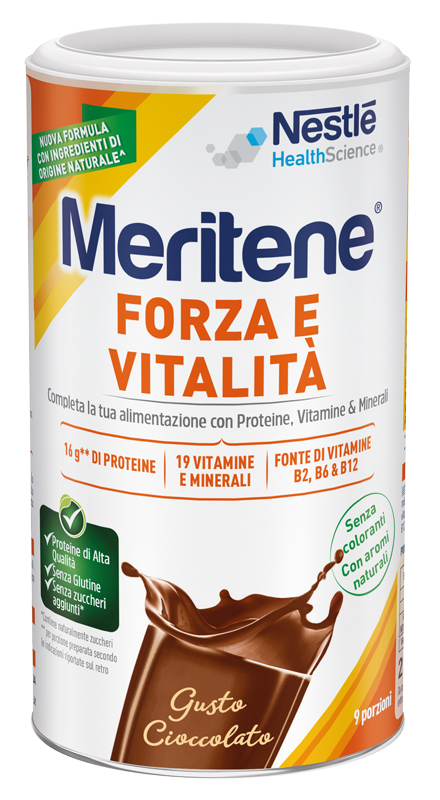 MERITENE FORZA E VITALITA' CIOCCOLATO 270 G - Magnumfarma.it
