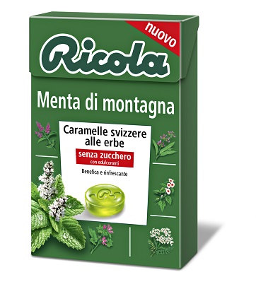 RICOLA MENTA DI MONTAGNA SENZA ZUCCHERO 50 G - Magnumfarma.it