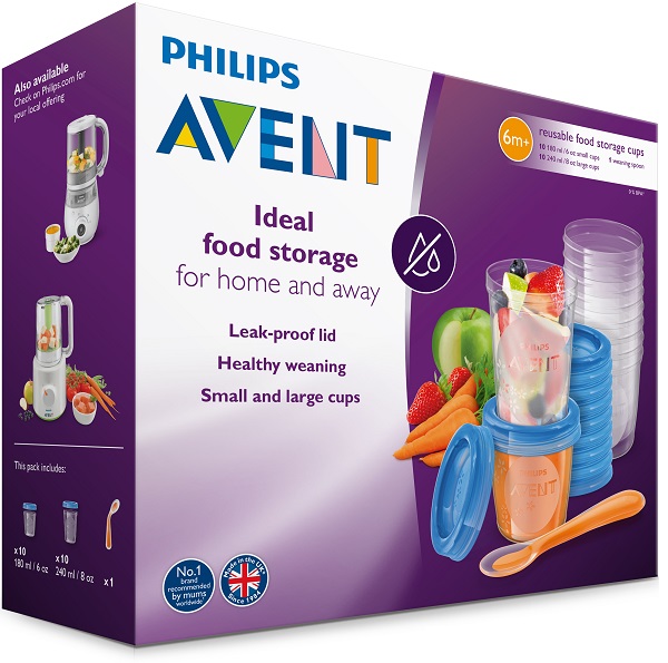 AVENT SET 10 VASETTI CONSERVALATTE 180ML + 10 VASETTI CONSERVALATTE 240ML + 20 COPERCHI + CUCCHIAINO - Magnumfarma.it