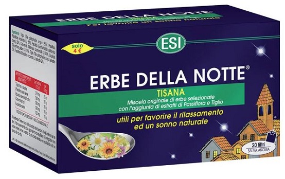 ESI ERBE DELLA NOTTE TISANA 20 FILTRI ASTUCCIO 40 G - Magnumfarma.it
