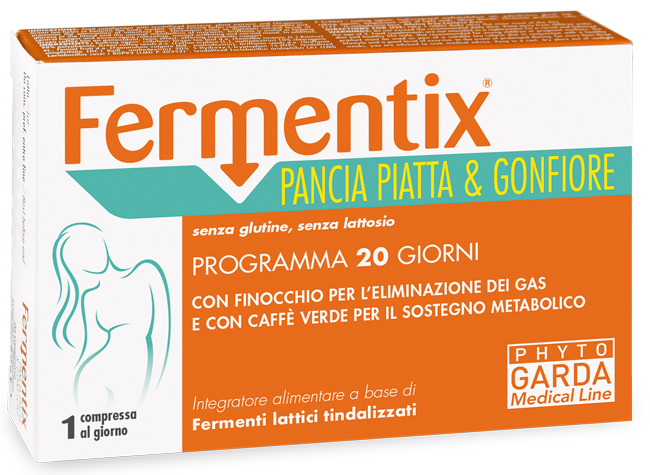 FERMENTIX PANCIA PIATTA E GONFIORE 20 COMPRESSE - Magnumfarma.it