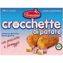 LE SORRENTINE CROCCHETTE DI PATATE CON PROSCIUTTO E FORMAGGIO 4 PEZZI 40 G - Magnumfarma.it