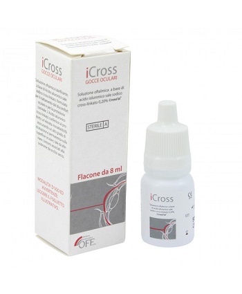 ICROSS GOCCE OCULARI SOLUZIONE OFTALMICA ACIDO IALURONICO CROSS-LINKATO 0,2% 8 ML - Magnumfarma.it