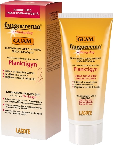 GUAM FANGOCREMA ACTIVITY DAY TRATTAMENTO CORPO CON PRINCIPIO ATTIVO PLANKTIGYN 200 ML - Magnumfarma.it
