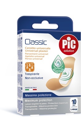 CEROTTO PIC CLASSIC 25X72 MM 10 ANTIBATTERICO 10 PEZZI - Magnumfarma.it