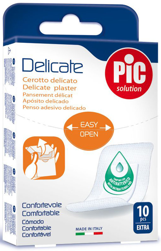 CEROTTO PIC DELICATE EXTRA ANTIBATTERICO 10 PEZZI - Magnumfarma.it