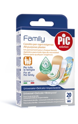 CEROTTO PIC STRIP FAMILY 20 PEZZI ANTIBATTERICO CON TAMPONE - Magnumfarma.it