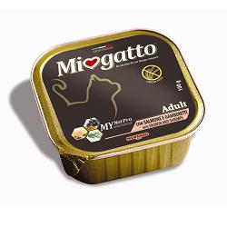 MIOGATTO ADULT SALMONE/GAMBERETTI GRAIN FREE 100 G - Magnumfarma.it