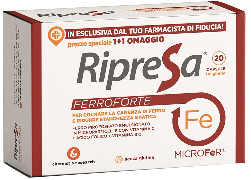 RIPRESA FERROFORTE 20 CAPSULE - Magnumfarma.it